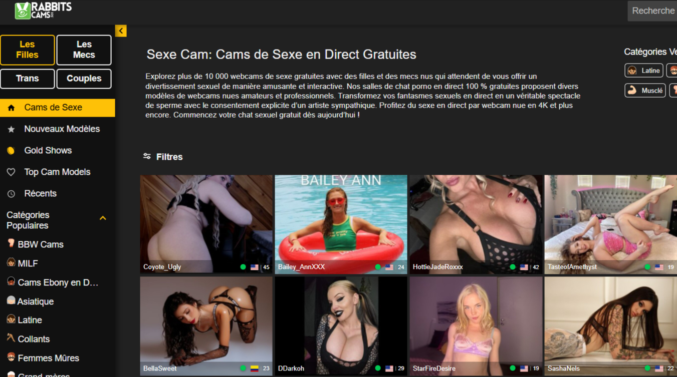 RabbitsCams.sex – More Variety Than Your City`s Escorts